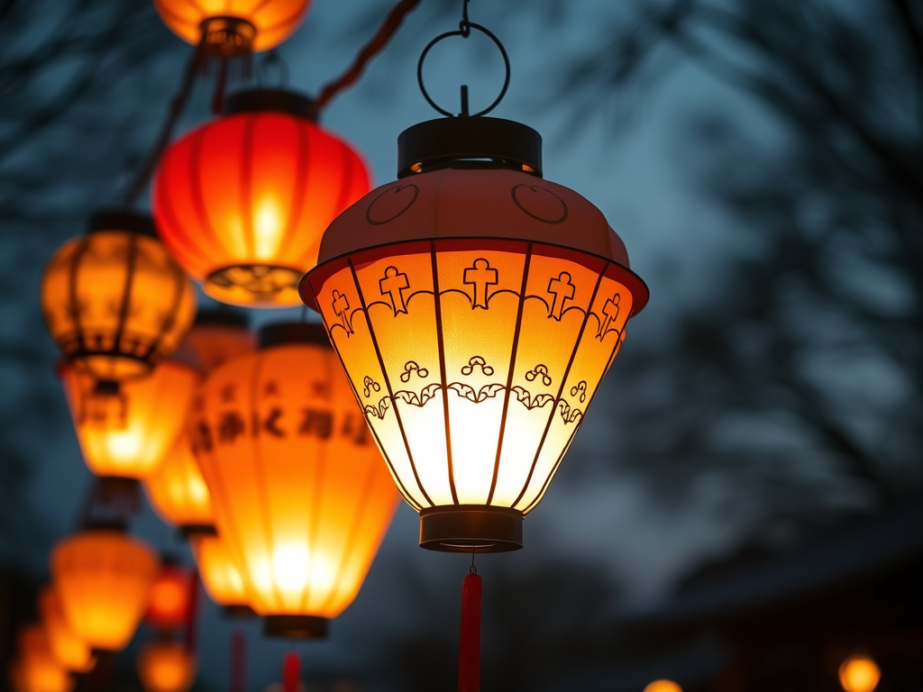 Lanterns in Psalms 25, 29, 33, 36, 39